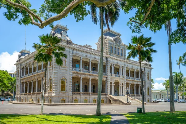 Palácio Iolani Honolulu Havaí Eua — Fotografia de Stock