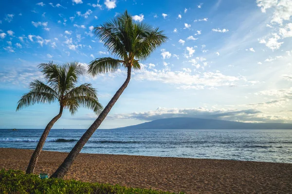 Landschaft Kaanapali Strand Auf Der Insel Maui Hawaii — Stockfoto