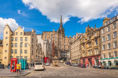 İskoçya Edinburgh sokak görünümü, İngiltere