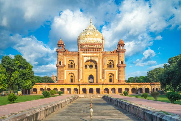 Fassade Von Safdarjung Grab Delhi Indien — Stockfoto