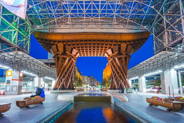 Drum Gate New Kanazawa Station Japan — Stock Photo, Image