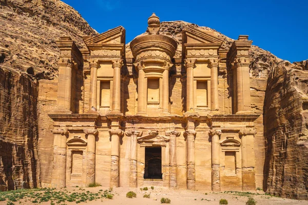 Deir Das Kloster Petra Jodan — Stockfoto