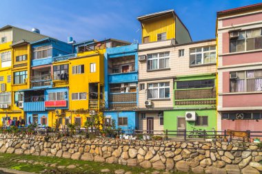 Kinmen, Tayvan renkli evler
