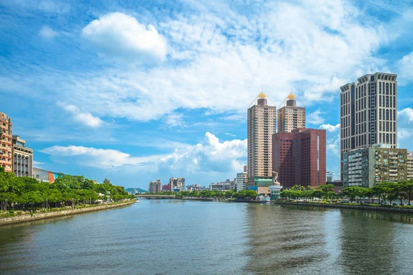 Kaohsiung Tayvan Aşk Nehri Nehir Kıyısı — Stok fotoğraf