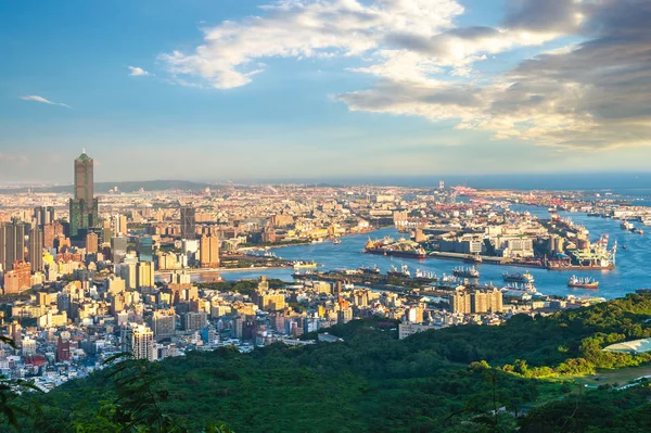 Cityscape Van Kaohsiung Het Zuiden Van Taiwan — Stockfoto