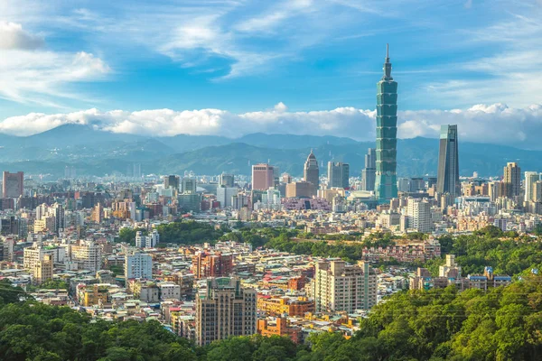 Vista Panorámica Ciudad Taipei Taiwán — Foto de Stock