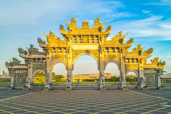 Hsinchu Chihe Tapınağının Ana Kapısı Tayvan — Stok fotoğraf