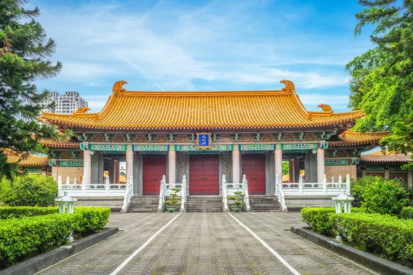 Templo Confucio Taichung Taiwán Traducción Los Caracteres Chinos Puerta Dacheng — Foto de Stock