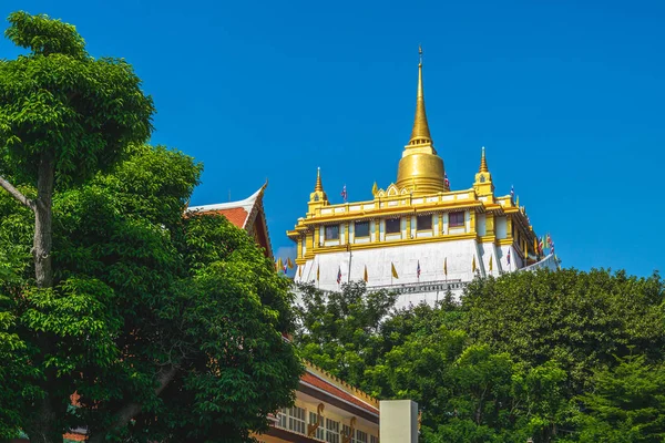 Zlatá Hora Wat Saket Bangkoku Thajsko — Stock fotografie