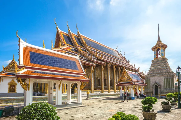 Wat Phra Kaew Bij Grand Palace Bangkok Thailand — Stockfoto