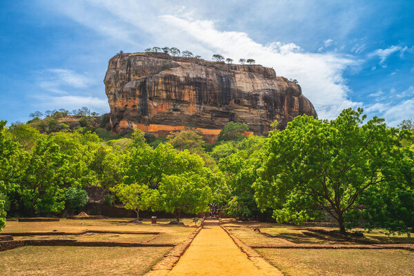 sigiriya, lion rock, ancient fortress in sri lanka