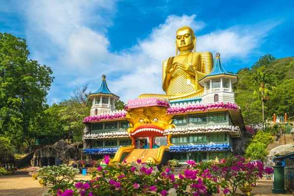 Buddhové Muzeum Zlatého Chrámu Dambully Srí Lanka — Stock fotografie