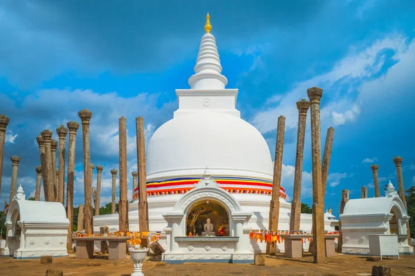 Thustamaya Πρώτος Βουδιστικός Ναός Στη Σρι Λάνκα — Φωτογραφία Αρχείου