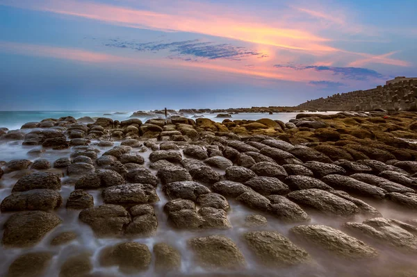 Roche Caillé Haricots Dans Île Hoping Keelung Taiwan — Photo