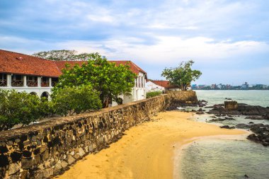 Sri Lanka 'da Galle Kalesi manzarası