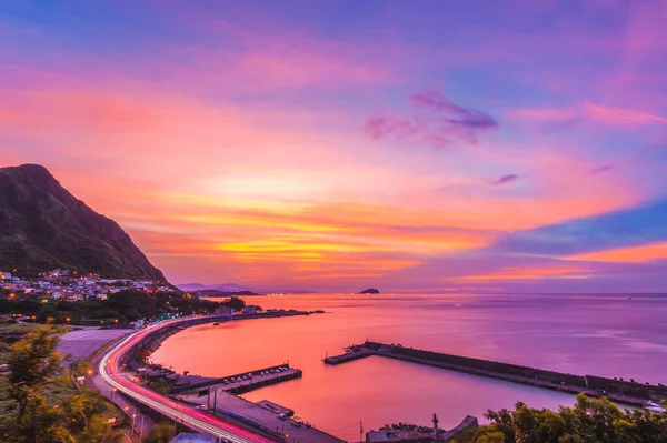 Widok Północne Wybrzeże New Tajpej Tajwan — Zdjęcie stockowe
