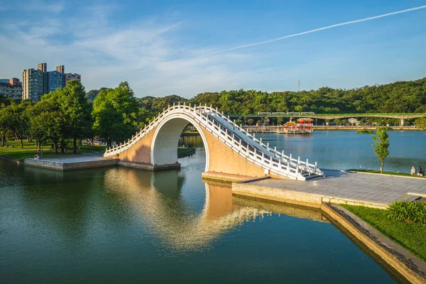 Jindai Brücke Dahu Park Taipeh Taiwan — Stockfoto