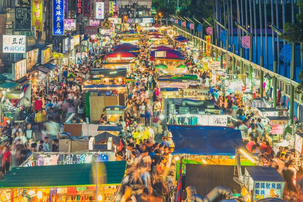 Taoyuan Taiwan Juli 2019 Zhongli Tourist Night Market Een Van — Stockfoto