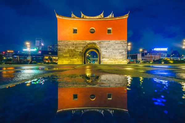 Nattutsikt Över Cheng Gate Den Norra Porten — Stockfoto