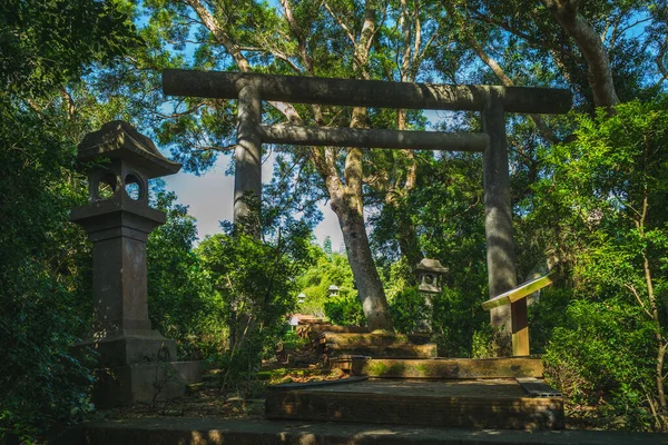 Porte Japonaise Torii Vestiges Sanctuaire Yuli Hualien Taiwan — Photo