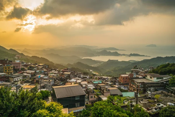 Paisaje Del Pueblo Jiufen Taipei Taiwán Pato —  Fotos de Stock