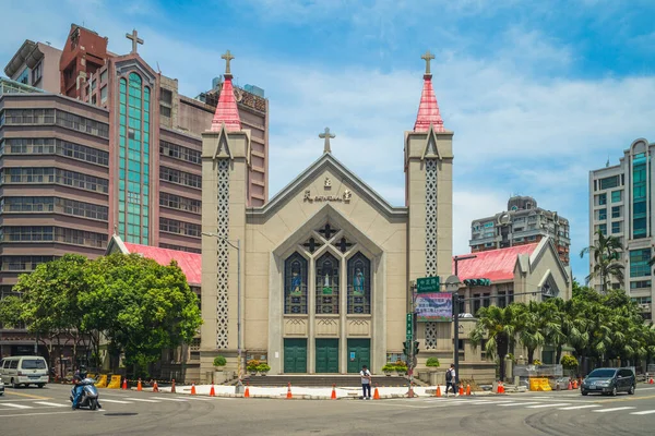 2020年8月24日 台湾新竹市にある聖母 北教会の聖なるハート大聖堂メアリー大聖堂が1957年 昭和32年 10月に開庁 — ストック写真