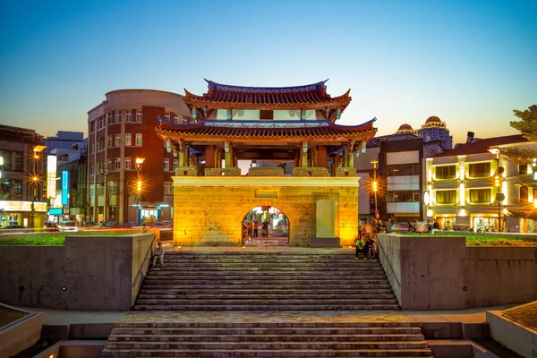 Fasad Över Yinsi Östra Gate Aka Zhuqian Gate Hsinchu Taiwan — Stockfoto