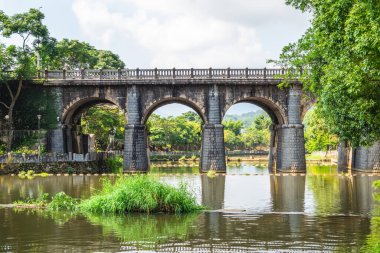 Dong An old bridge located in Guanxi Township, Hsinchu County, Taiwan