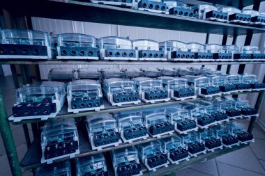 Elektrik donatımı. Elektrik kablo ve crimper. Elektrik sayacı. Arka plan