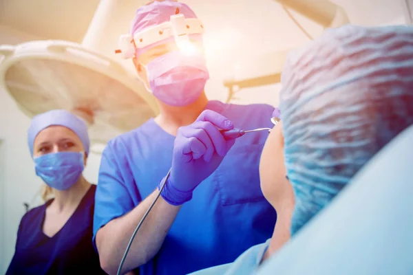 Laserowe Odparowanie Małżowina Nosowa Coblation Technologii Metoda Chirurgii Endoskopowej Zatok — Zdjęcie stockowe