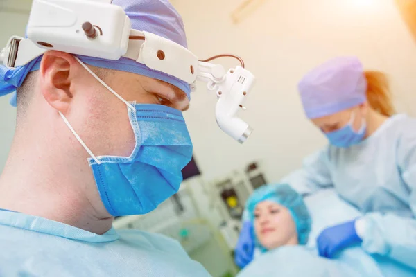 Endoscopic Sinus Surgery Laser Vaporization Nasal Concha Modern Medical Equipment — Stock Photo, Image