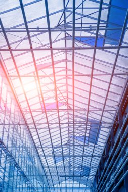 Modern sera iç. Tarım arka plan.