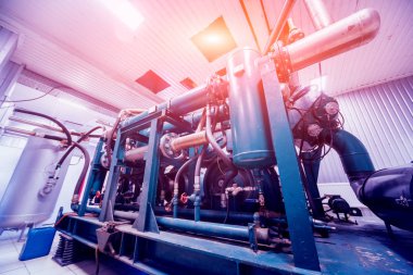 Fabrika, radyatör ve yakıt filtre sistemi bekleme dizel jeneratör