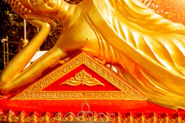 Simboli Del Buddismo Sud Est Asiatico Dettagli Del Tempio Buddista — Foto Stock
