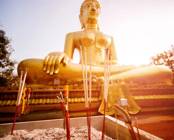 佛教的象征 东南亚 泰国佛教寺庙的细节 — 图库照片