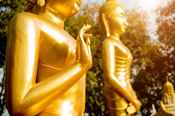 Symbols Buddhism Hands Buddist Statues South Eastern Asia Details Buddhist — Stock Photo, Image