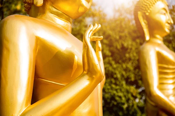 Символи Буддизму Руки Buddist Статуй Південно Східної Азії Деталі Буддійський — стокове фото