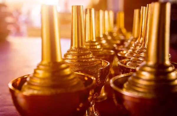 Sembolleri Budizm. Güneydoğu Asya. Ayrıntılar Tayland Budist tapınağı. Arka planlar