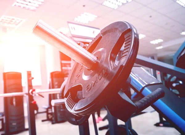 Equipamento Diverso Sala Ginástica Clube Fitness Conceito Aptidão — Fotografia de Stock