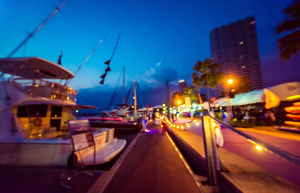 View Harbor Yachts Details Beautiful Sunset Sky Marina Bay Background — Stock Photo, Image