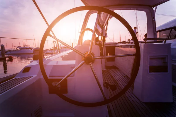 Moderno Volante Barco Velocidade Contexto — Fotografia de Stock