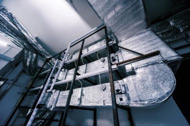 İçerideki havalandırma borusu sistemi. Sanayi geçmişi