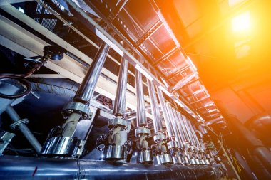 Modern doğal petrol fabrikası, endüstri geçmişi.