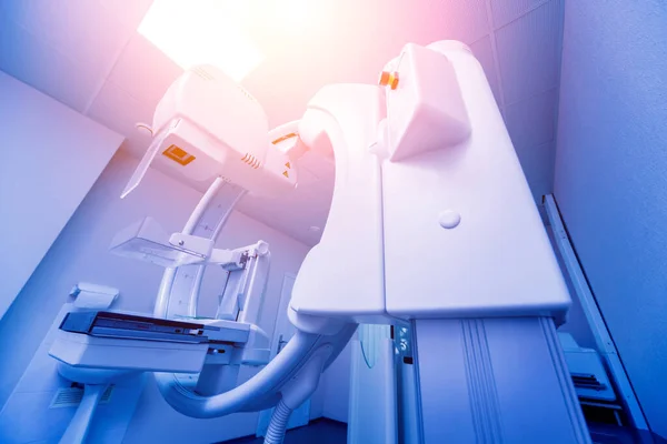 Mammográfia Teszt Kórházban Orvosi Felszerelés Háttér — Stock Fotó