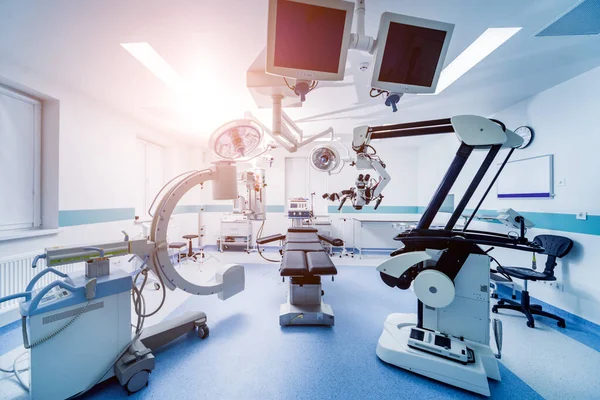 Modern Equipment Operating Room Medical Devices Neurosurgery — Stock Photo, Image