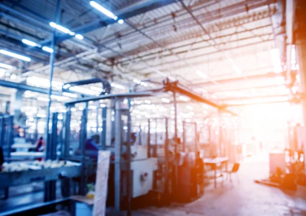 Produktionslinie Der Holzbodenfabrik Industrieller Hintergrund — Stockfoto