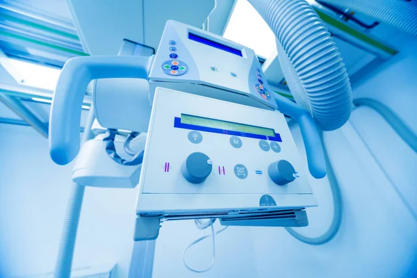 Röntgenszoba Kórházban Orvosi Felszerelés Koncepció — Stock Fotó
