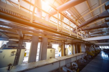 Modern doğal petrol fabrikası, endüstri geçmişi.