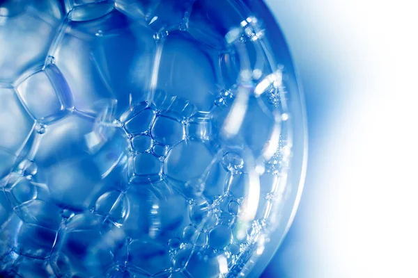 Кольорові мильні та водяні бульбашки. Абстрактний фон . — стокове фото