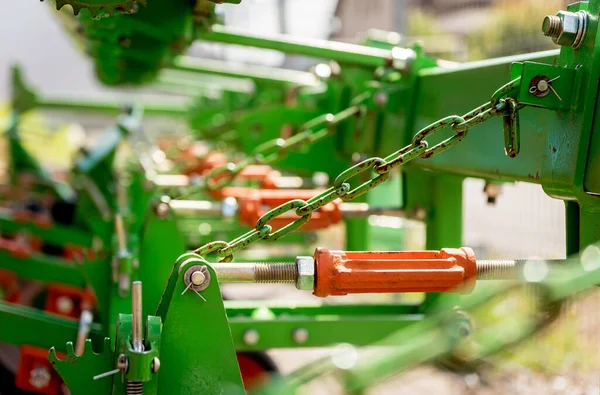 Máquinas e equipamentos agrícolas modernos. Dados industriais . — Fotografia de Stock